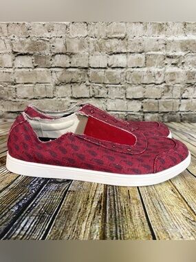 Ryka Spenco Shoes Women’s 11B Red Santa Maria Batik Slip On Sneakers